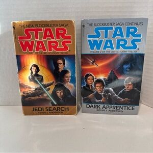 Lot of 2‎ Star Wars The Jedi Academy Trilogy Volume 1 & 2 By Kevin J Anderson